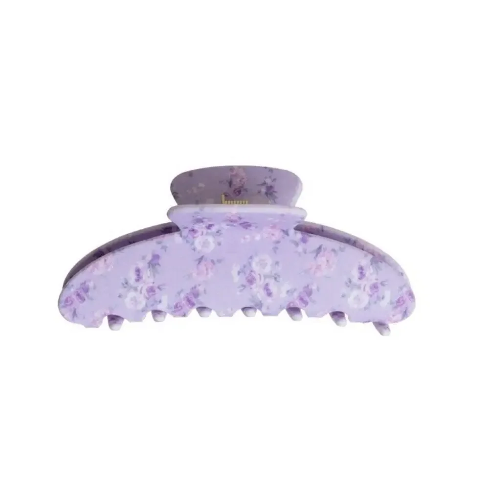 LoveShackFancy x Goody Happy Thoughts Large Claw Clip Hibiscus Purple NWT
